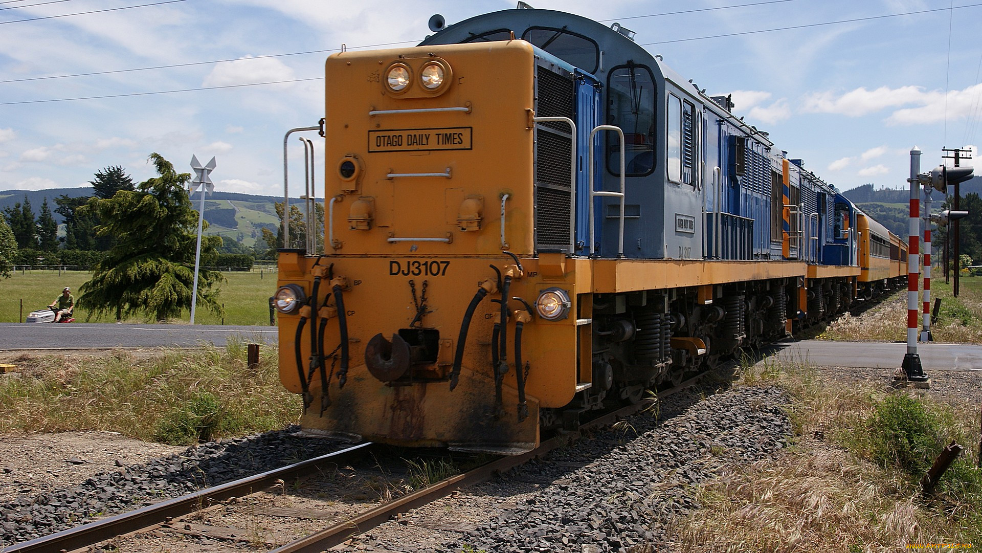 taieri gorge railway dj 3107 ex nzr locomotive, , , , , , , , , 